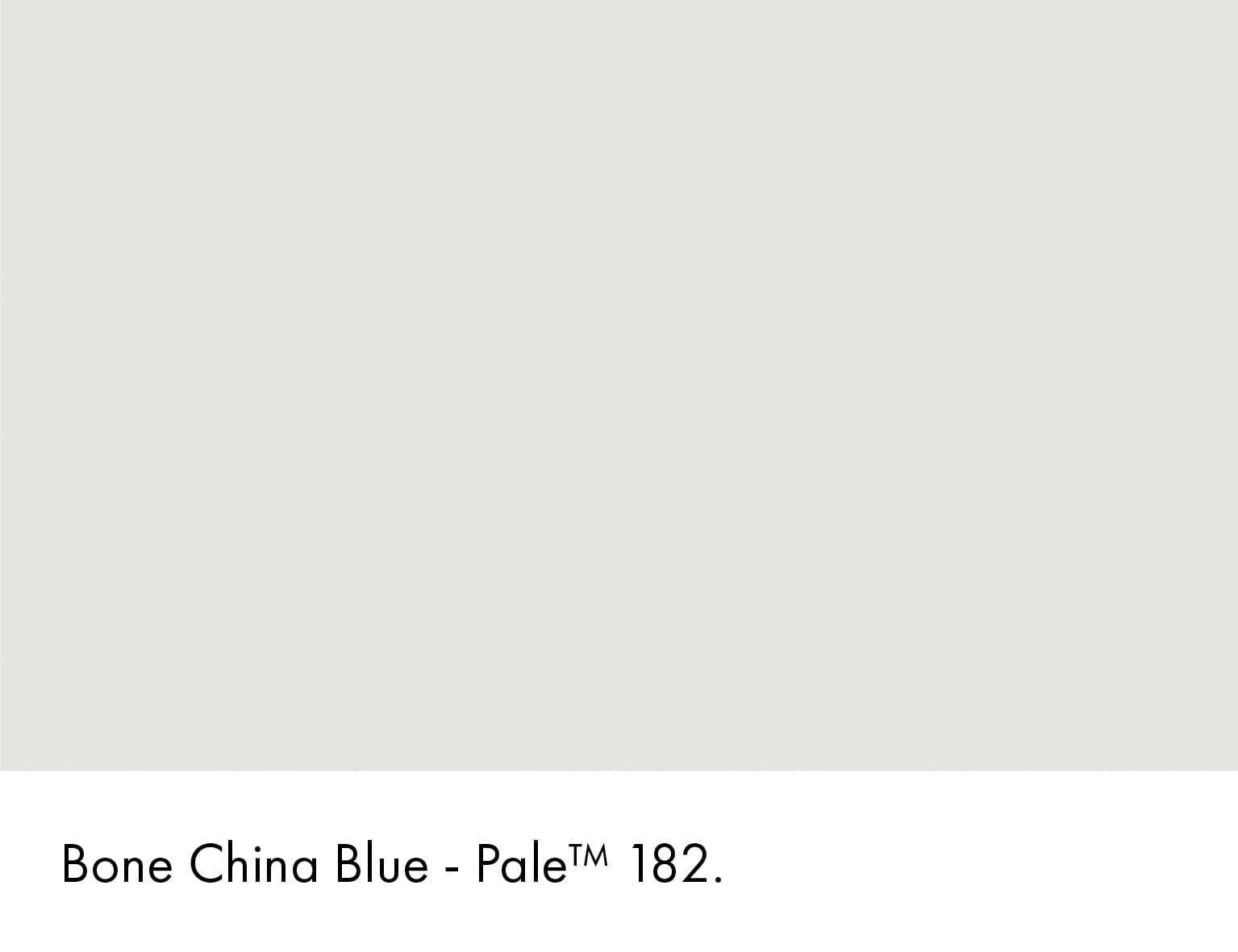 Bone China Blue  -  Pale