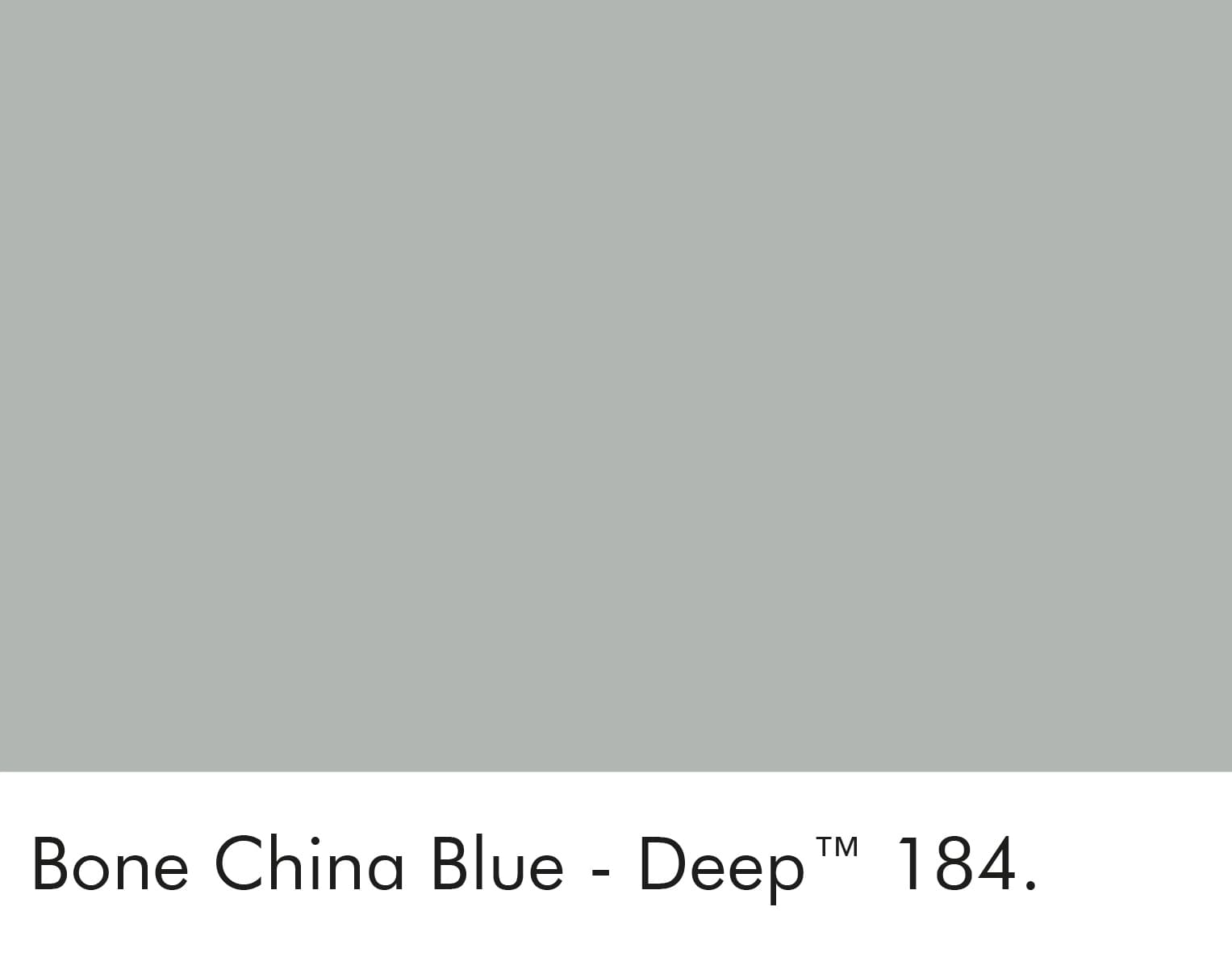 Bone China Blue  -  Deep